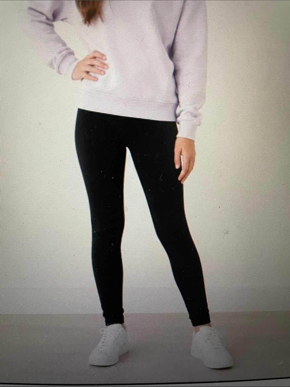 Place black leggings XL 14